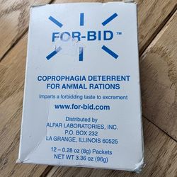 FOR-BID Coprophagia Deterrent for Animal Rations