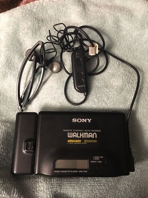 Vintage Sony Walkman WM-F702 Radio Cassette Player