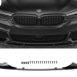 Fits 17-20 BMW 5 Series G30 M Sport Front Bumper Lip Spoiler PP