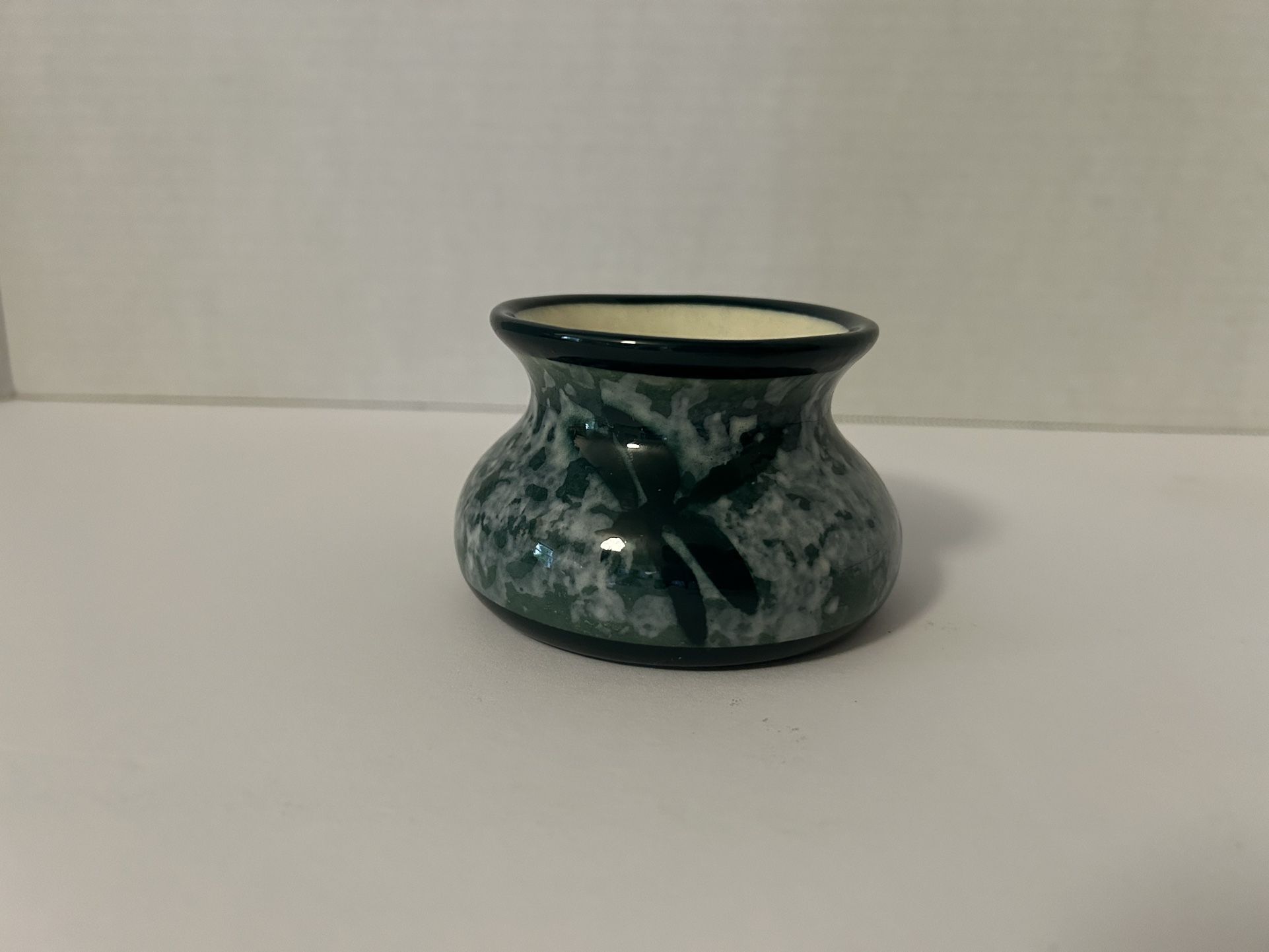 Humming Bird, Dragonfly And Butterfly Ceramic Vase