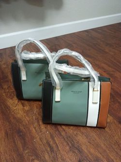 HBAO & SZQF Esagion Color Block Handbag