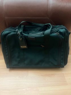 Tumi Large Duffle Green Bag Travel Luggage