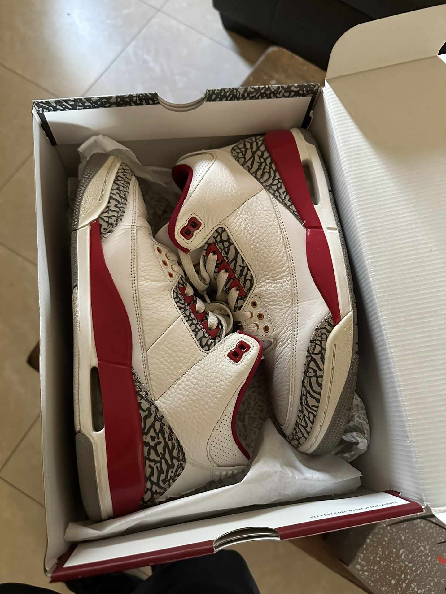 Jordan 3 “ Red Cardinal”