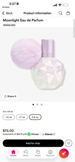 Ariana Grande Moonlight Eau de Parfum 3.4 oz