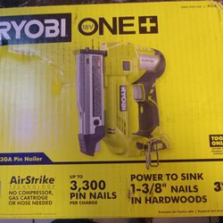 Ryobi One Nail Gun New!