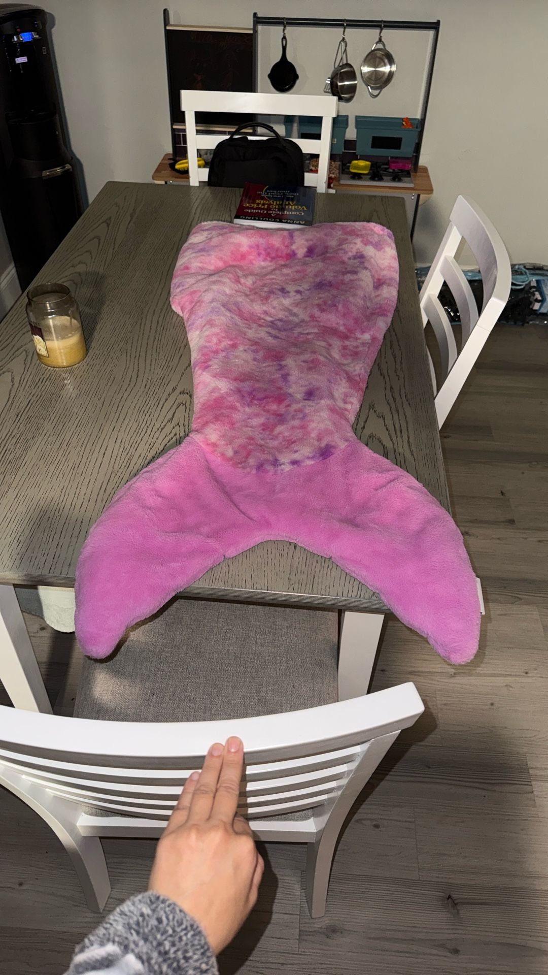 Mermaid tail blanket