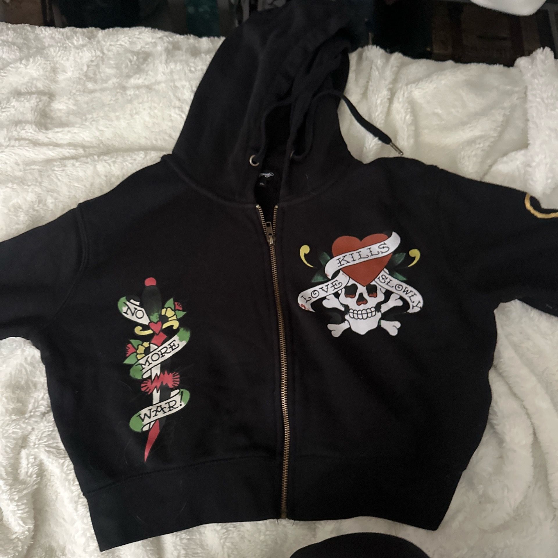 Ed hardy zip up