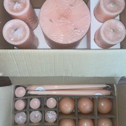 Casa Lumina Coral 39pc Scented Candle Collection - 8 Styles - New