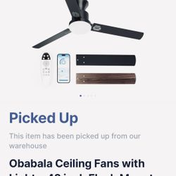 Sewing Fan Three Blade Remote New One Box $50