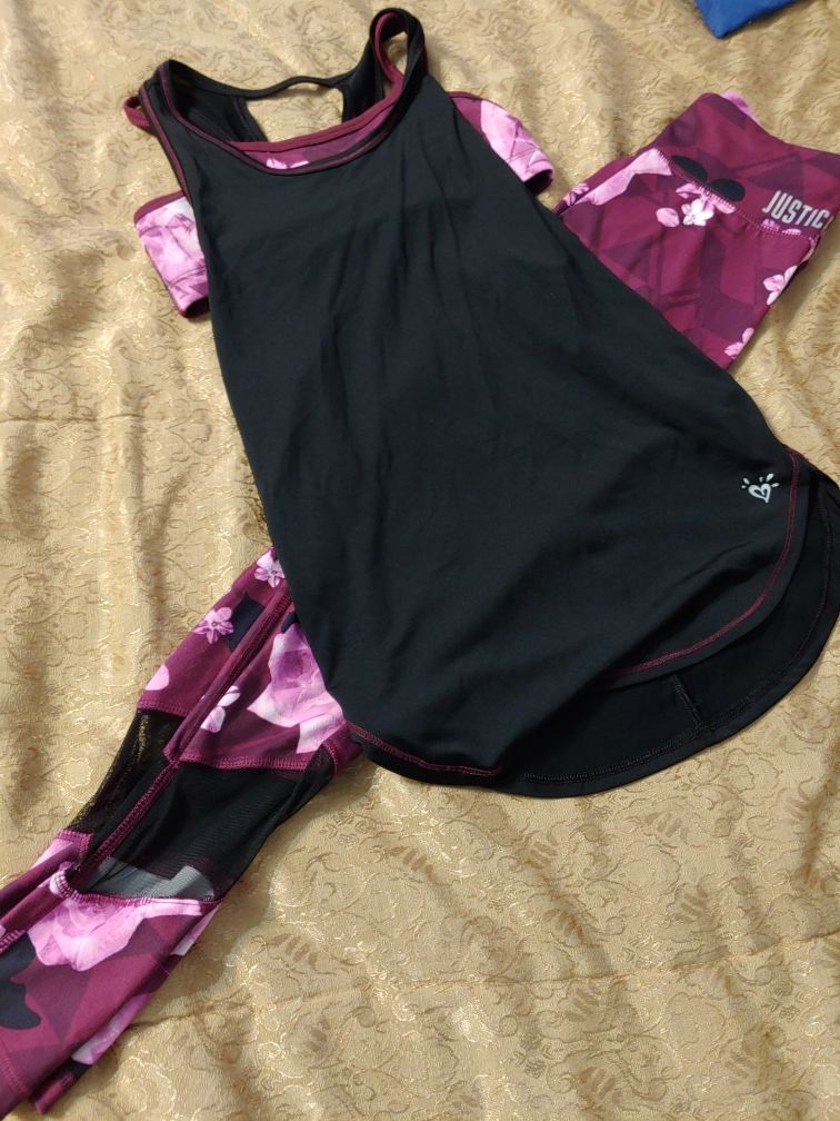 Girls size 10-12 clothes Justice