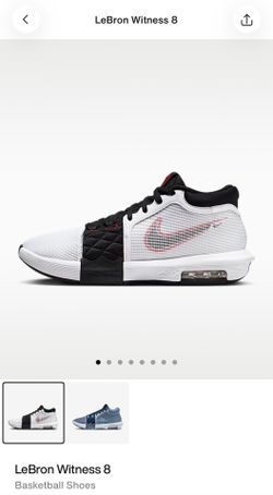 LeBron witness 8 size 10 and 8