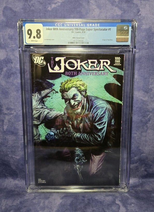 Joker 80th Anniversary 100-Page Super Spectacular #1, 2020 • CGC 9.8 • Origin Of Punchline 