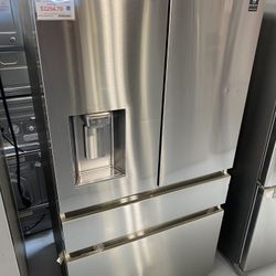 Samsung Stainless Steel 23 Cu. Ft. Counter Depth 4-Door French Door Refrigerator 