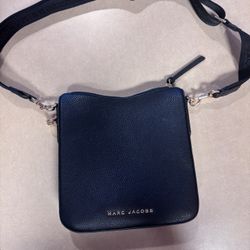 Marc Jacobs Black Leather Crossbody Bag