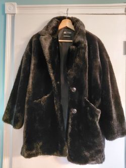 Zara Faux Fur Coat