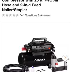 Husky 4 Gal. 175 PSI Electric Oil-Free High 