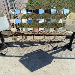 Mirror And Lamps