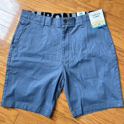 NWT Iron men's flat front shorts Size 36