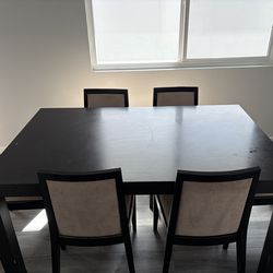 Dining room table, coffee table, end table