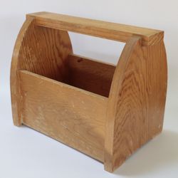 Vintage wood caddy