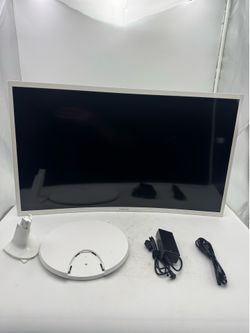 Samsung 32" Curved Monitor C32F391FWN White HDMI DisplayPort 16:9 HAS SCATCH!!!