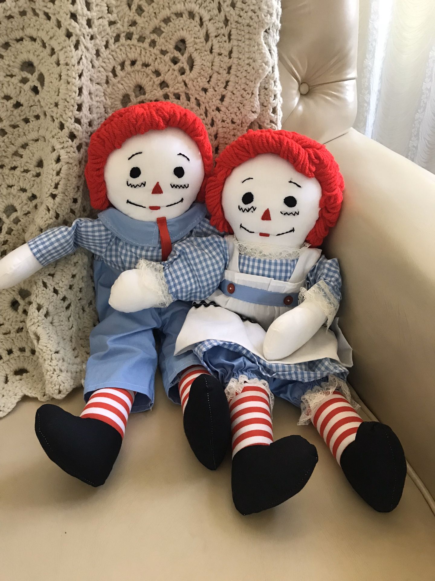 Raggedy ANN And Raggedy Andy Vintage Set