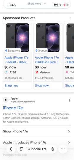 Iphone 17E
