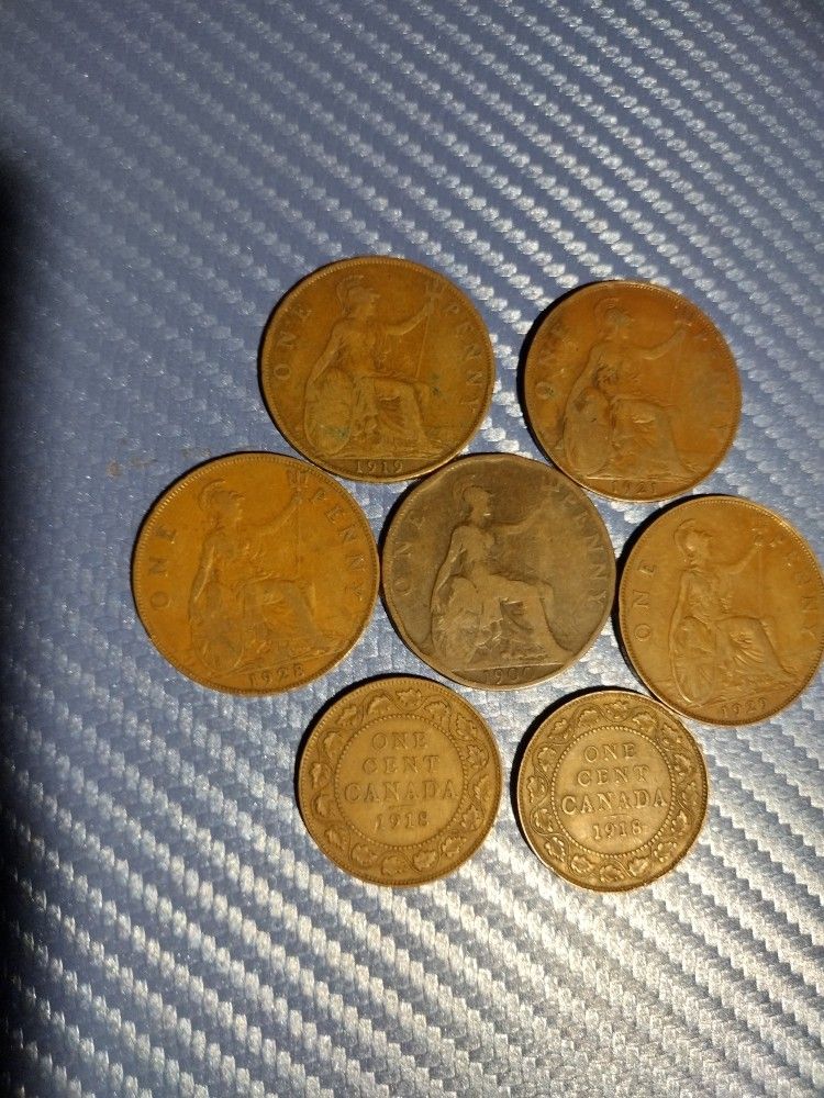 Queen Victoria -King George One Cents
