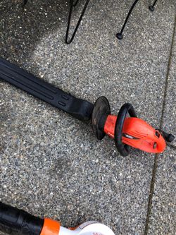 Black and Decker chainsaw