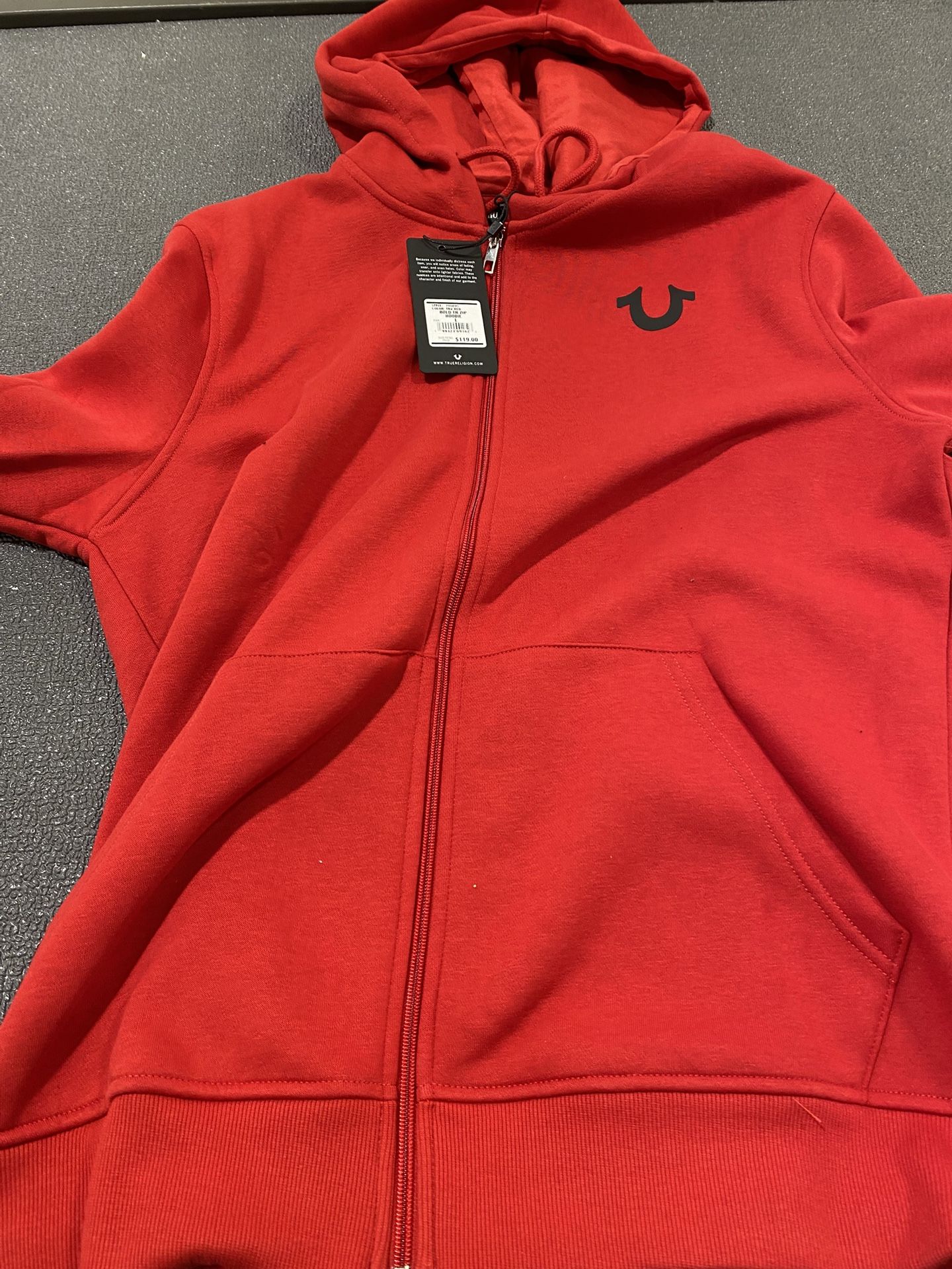 Red L true religion jacket