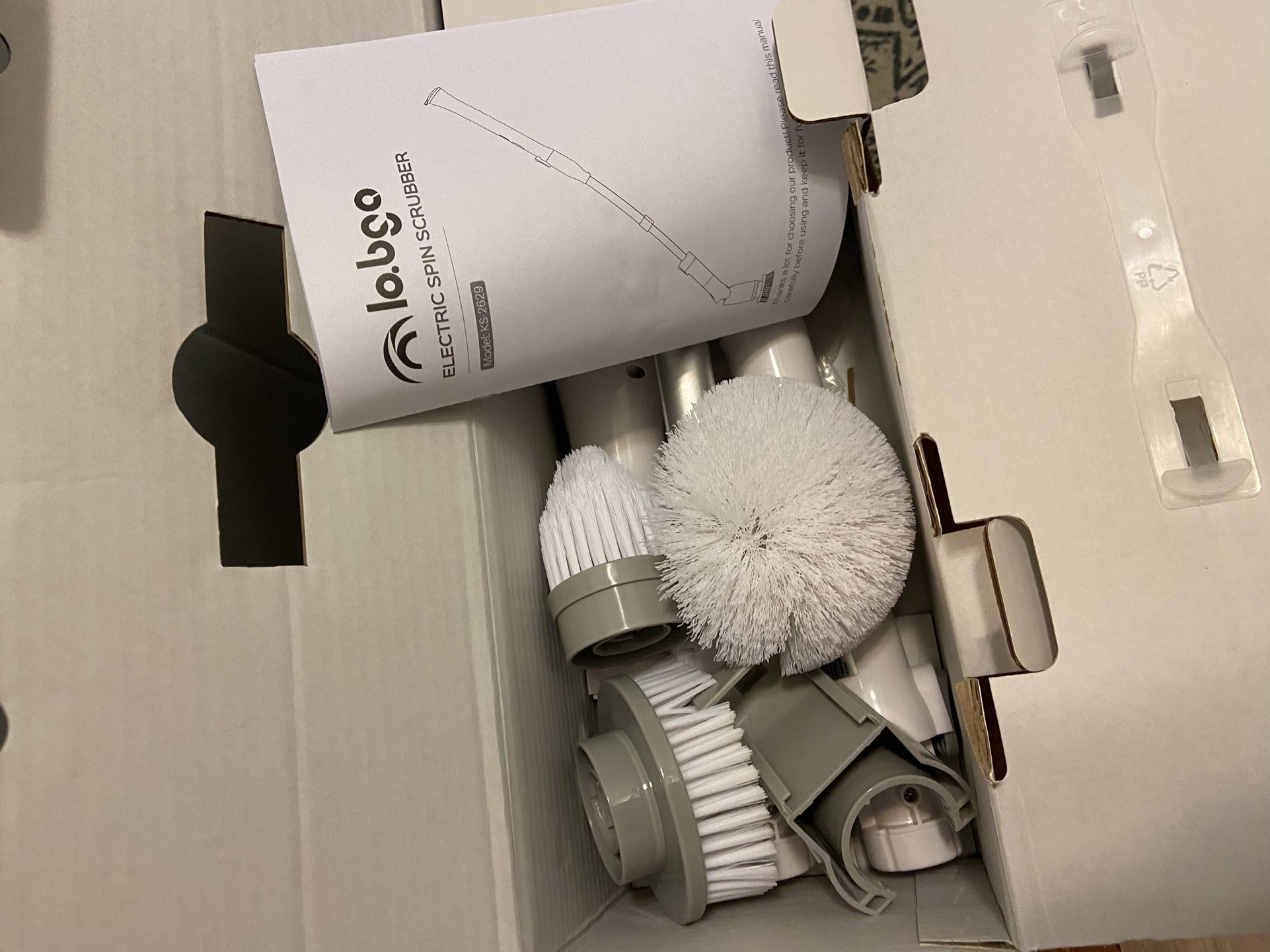 Labigo Electric Spin Scrubber LA2 Pro,Shower Cleaning Brush for Bathroom KS-2629