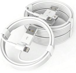 4 PCS USB To Lightning Charging Cable Compatible With IPhone Charger Cord Compatible With IPhone 14 13 12 11 Pro Max XR XS X 8 7 6 Plus SE Compatible 