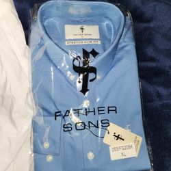 Father Sons Button Up Shirts 