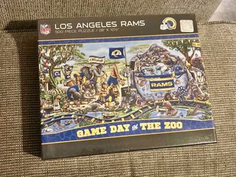 NFL LA Rams Puzzle Day At The Zoo 500 pieces