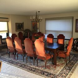Dining Room Table and Chairs for up to 12
