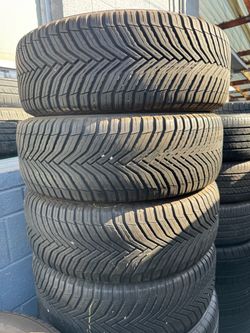 235/55r18 Michelin tires en excelentes condiciones de vida las 4