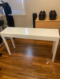 White Sofa Table