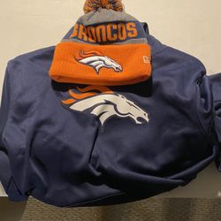 Broncos Winter Cap N Hoodie 