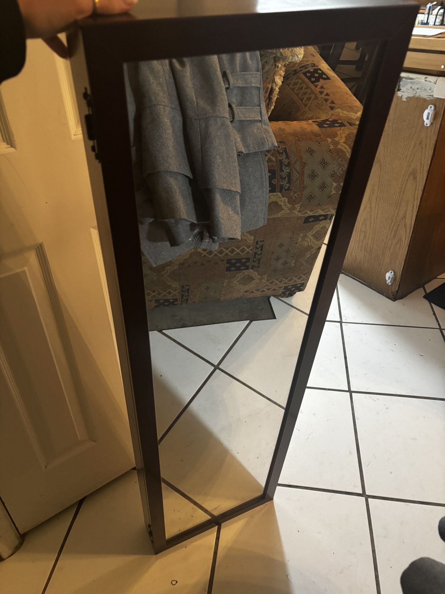 Jewelry Cabinet with Mirror