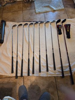 Used Callaway left handed X22 clubs