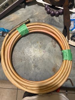 Braided Flexible Hose with Brass Fitting