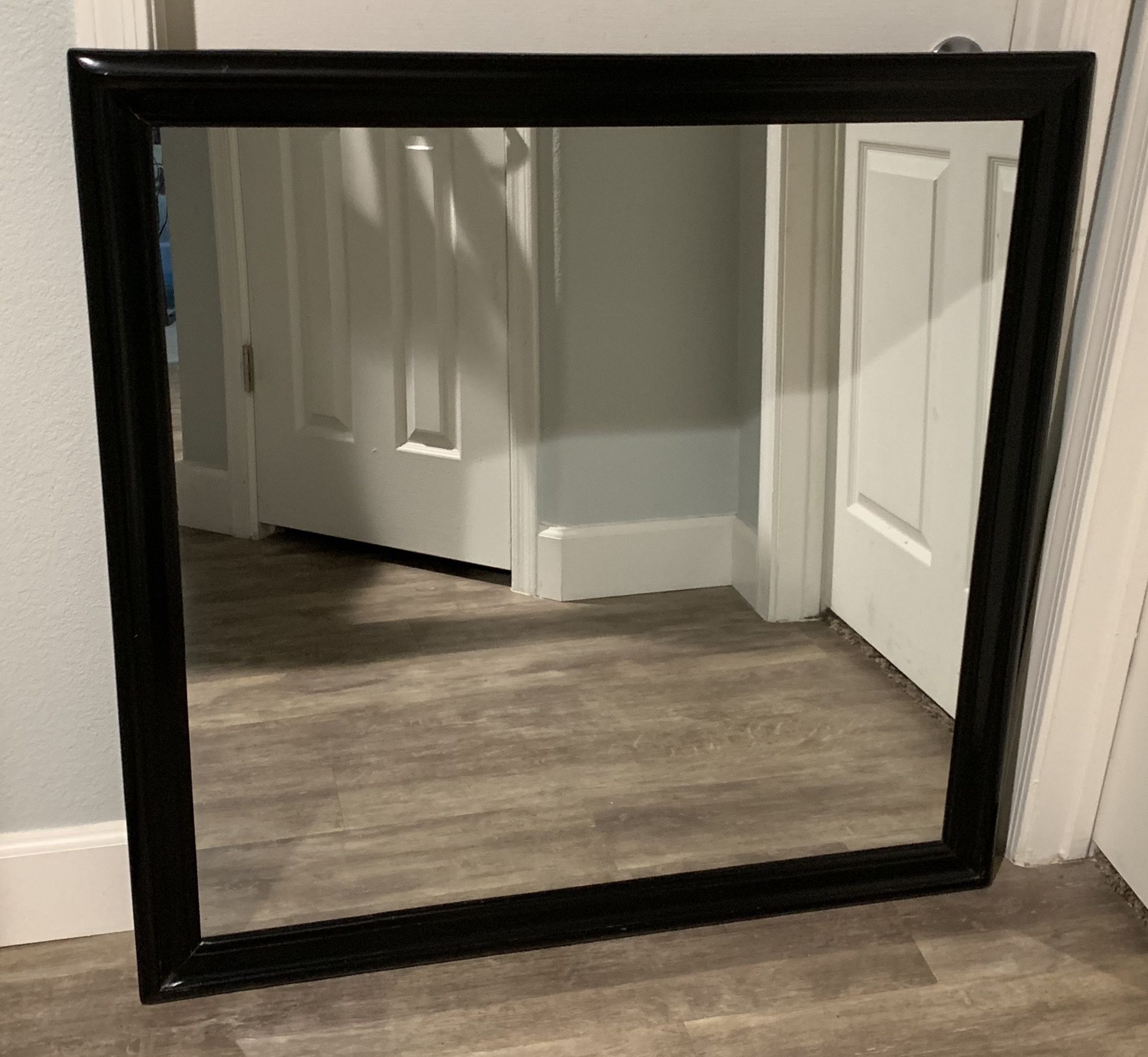Wall Mirror with Wood Finish $25 OBO