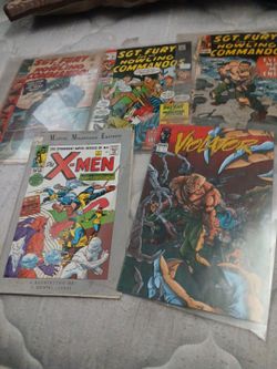 Vintage Five comic books