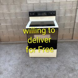 Whirlpool Glass-Top Electric Range – Works Great