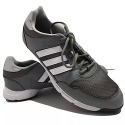 Adidas Tech Response 4.0 Iron Metallic Gray White Golf Shoes Q47083 Men’s SZ 13.