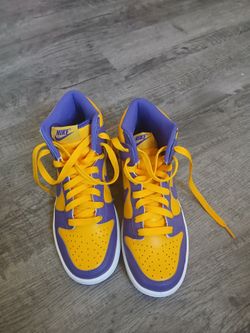 Nike Dunk High Lakers