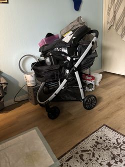 New car seat and stroller