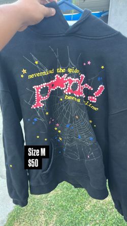 Denim tear and spider hoodie
