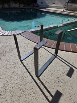 Iron coffee table leg blank