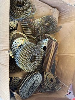 Roofing nails and capped nails